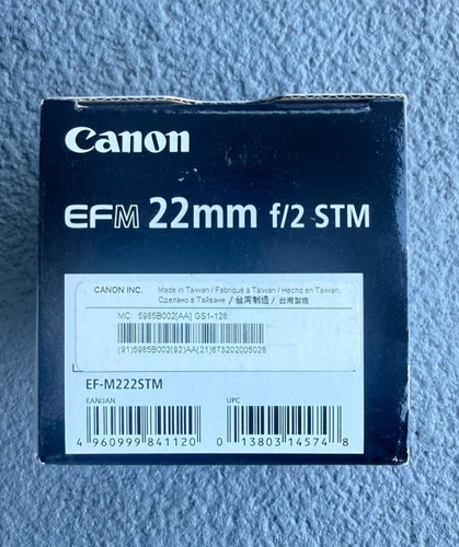 Canon f 2 stm - ef-m,