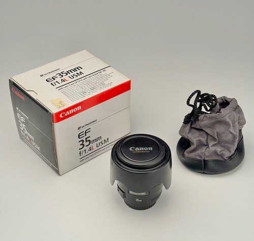 Canon 35mm 4l ii usm - f/1.4l,