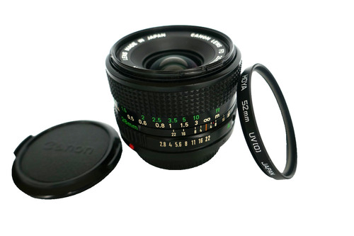 Canon 28mm 8 obiettivo - fd, 28mm/f2.8